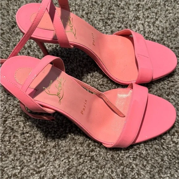 Christian Louboutin Patent Loubigirl 100 Sandals size 38 - Picture 8 of 10